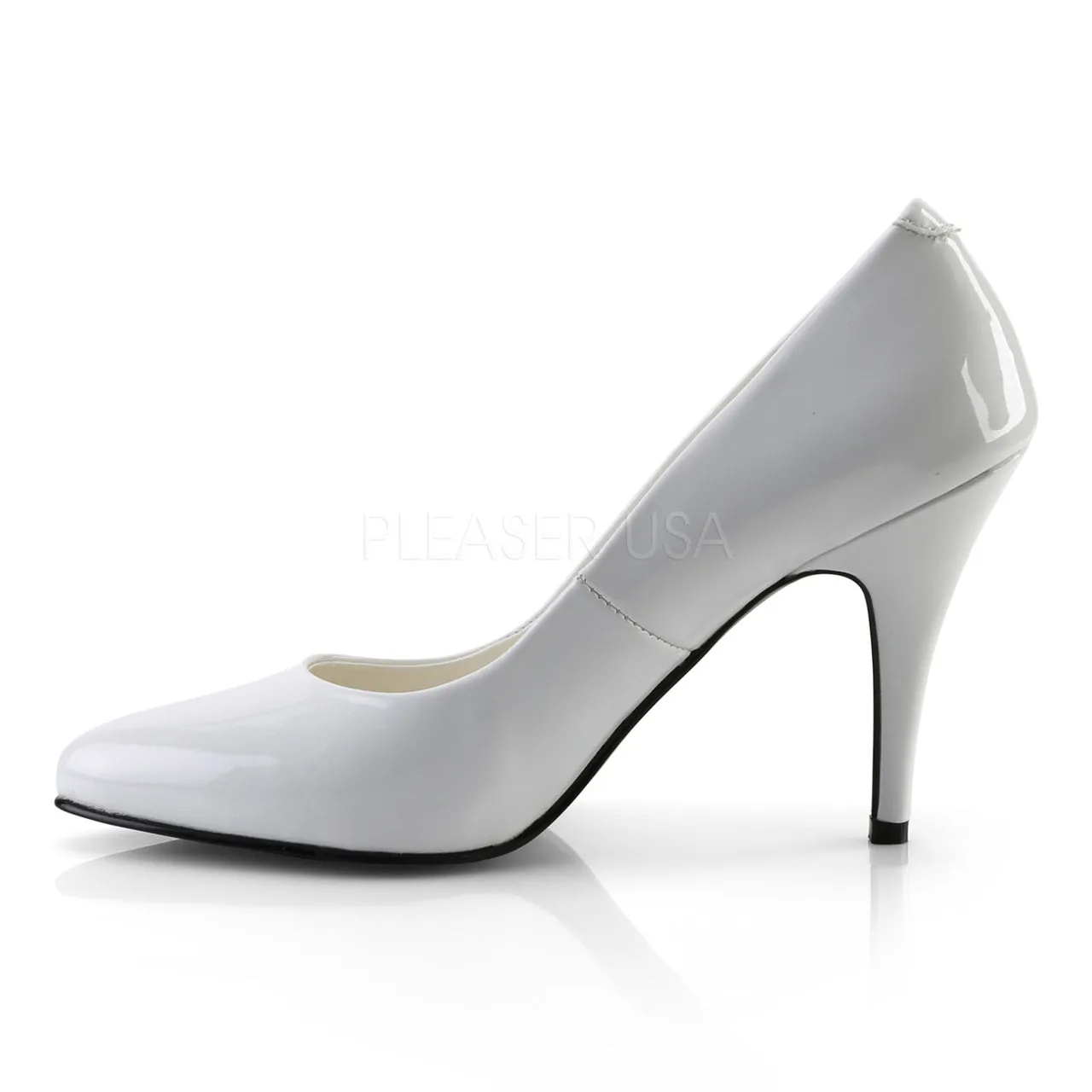 4" Heel Classic Pump - White*