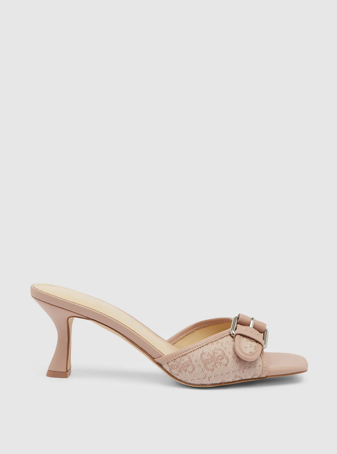 Beige Dista Kitten Heels