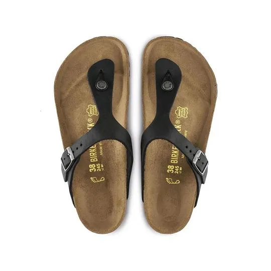 Birkenstock Gizeh NU Oiled Black R 845251