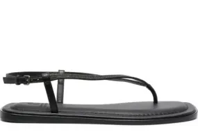 Brunello Cucinelli Women's Slingback Buckled Sandals In Black