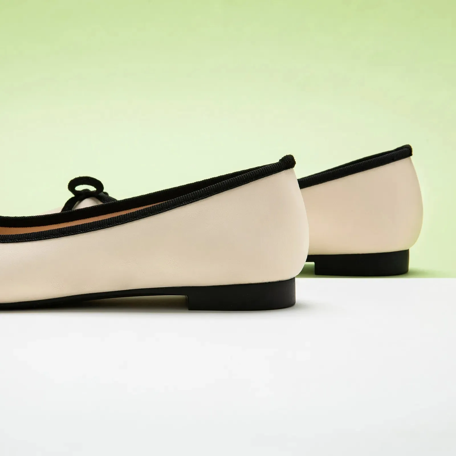 Cap-Toe Ballet Flats (Elena)