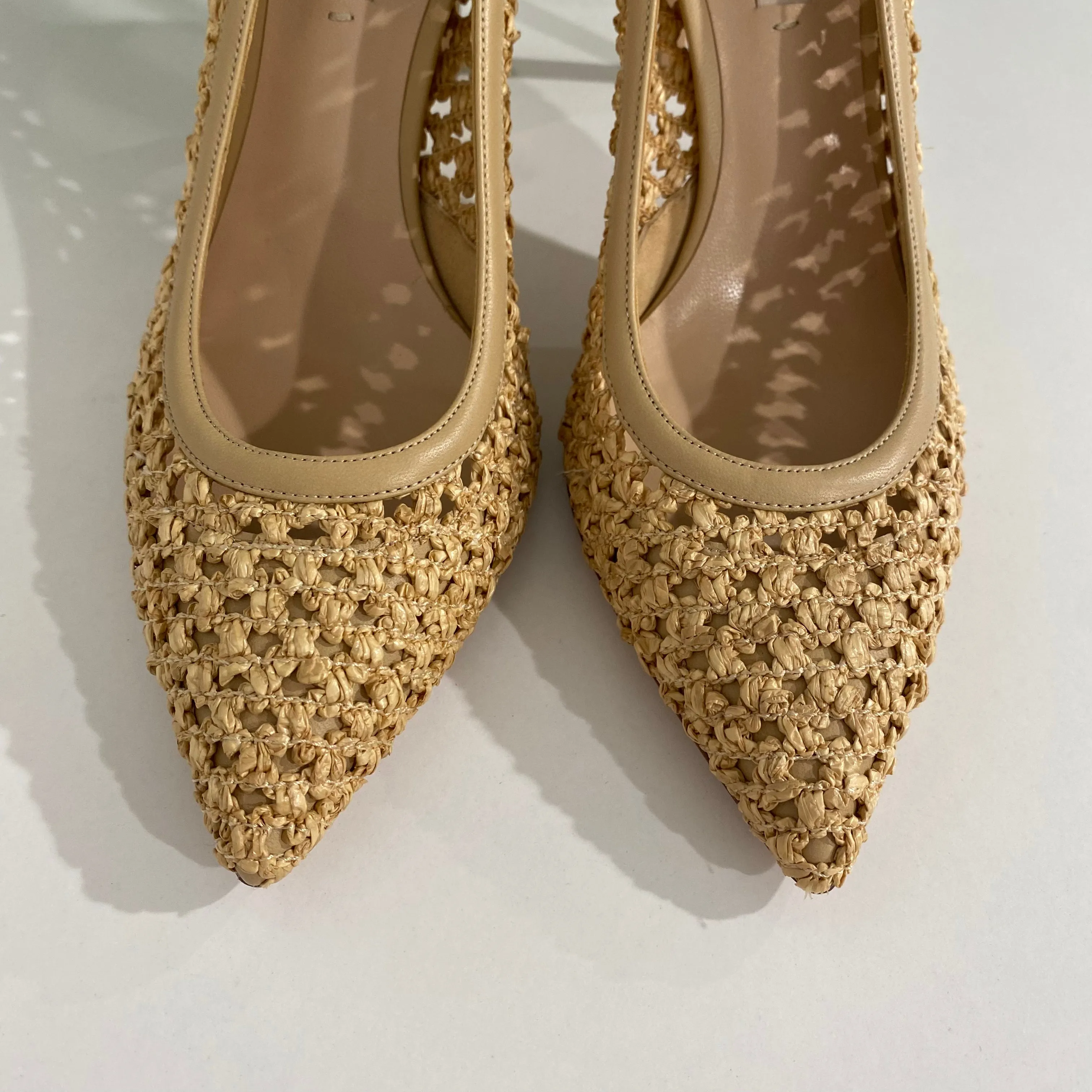 Casadei Raffia Heels