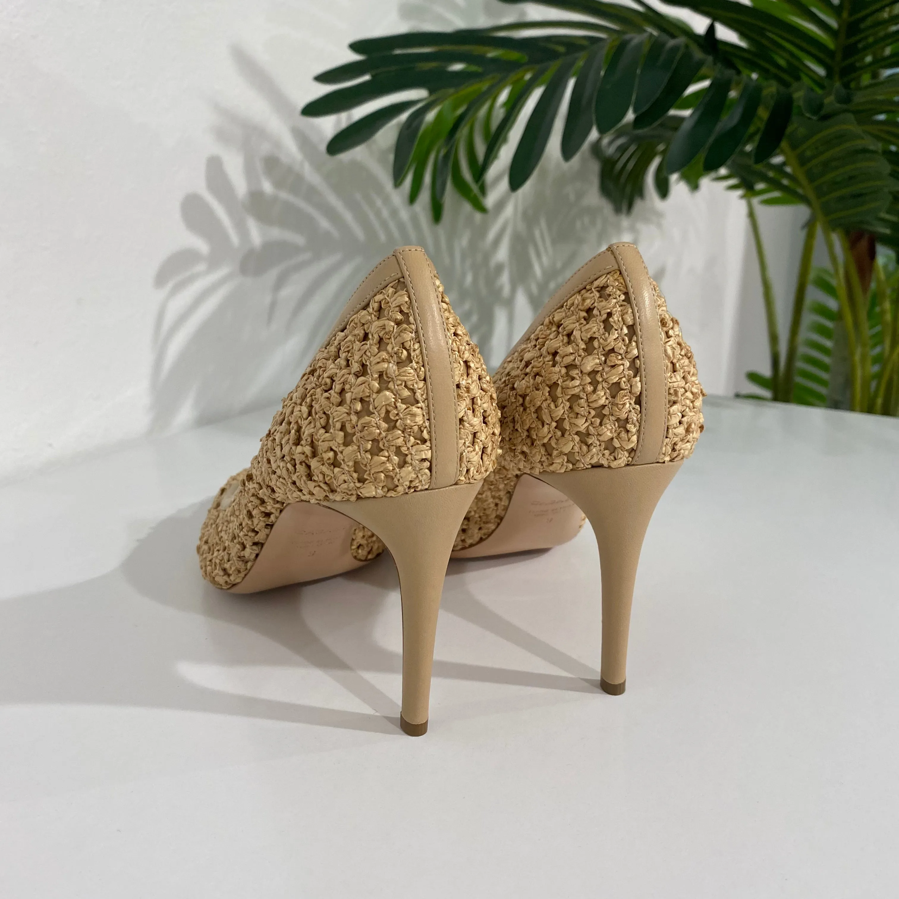 Casadei Raffia Heels