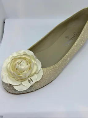 Chanel camellia ballet ballerina flats EU 38.5C