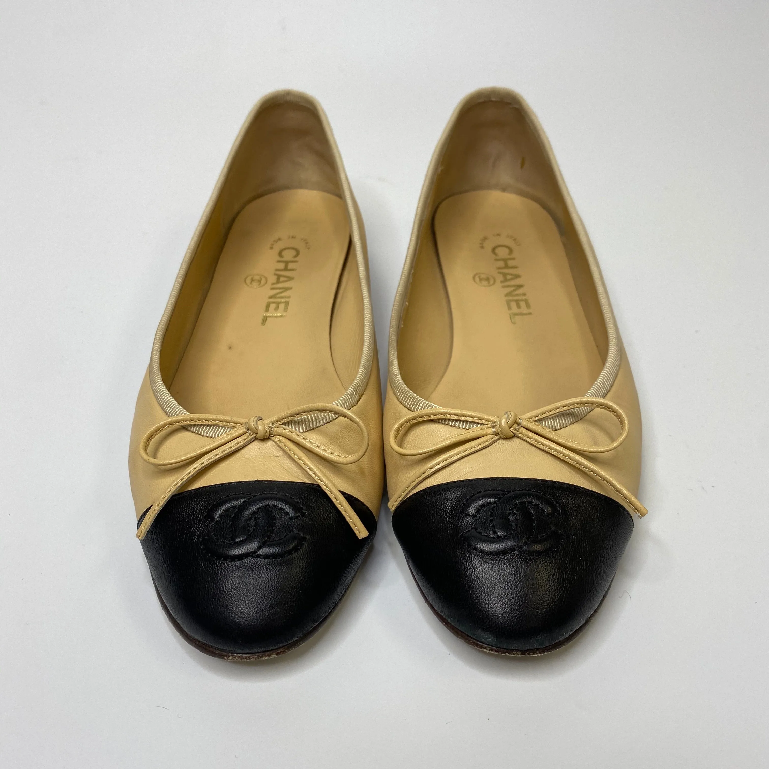 Chanel Cap Toe Ballet Flats