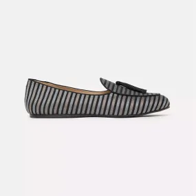 Charles Philip Black Leather Moccasin