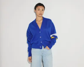 COBALT VARSITY CARDIGAN