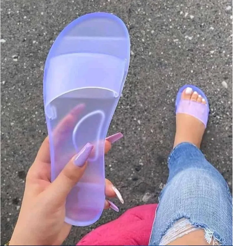 Crystal Jelly Sandals