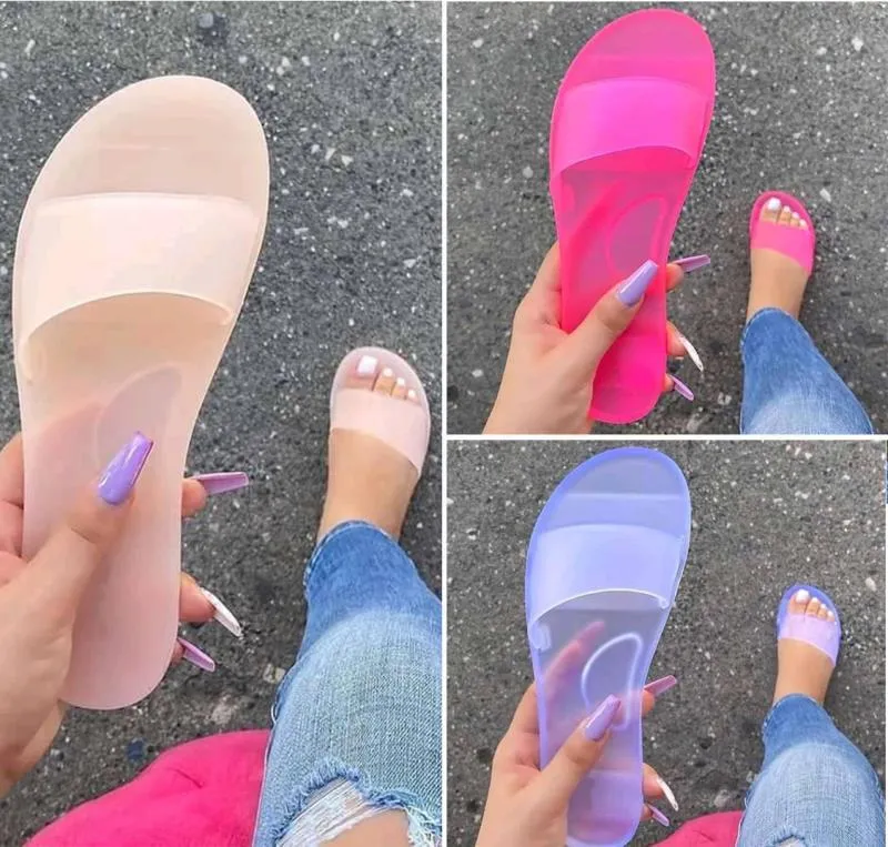 Crystal Jelly Sandals