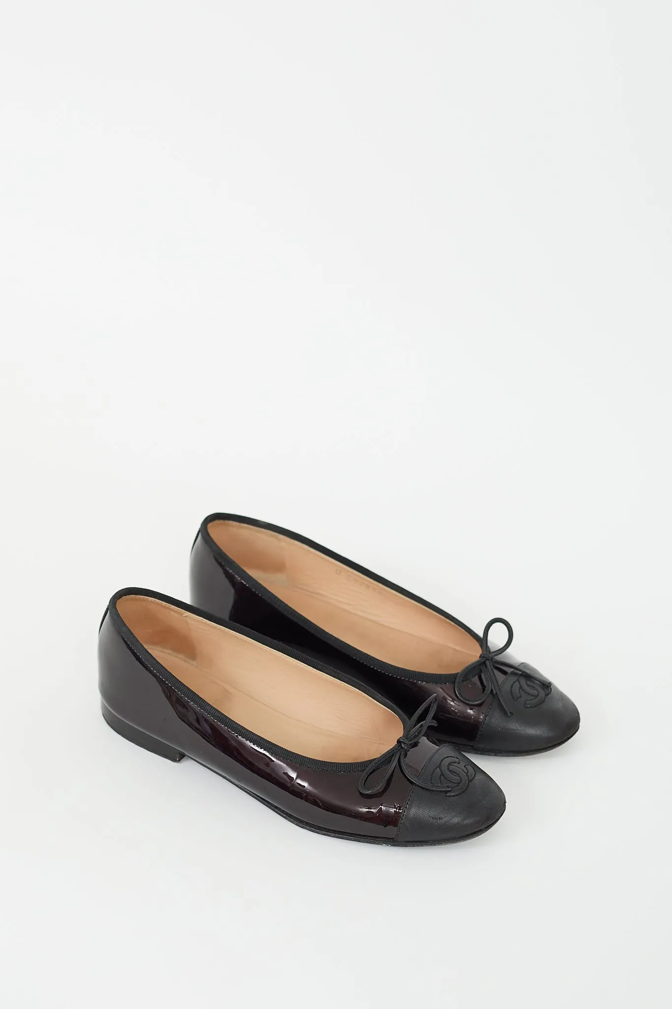 Deep Burgundy Patent CC Ballet Flat