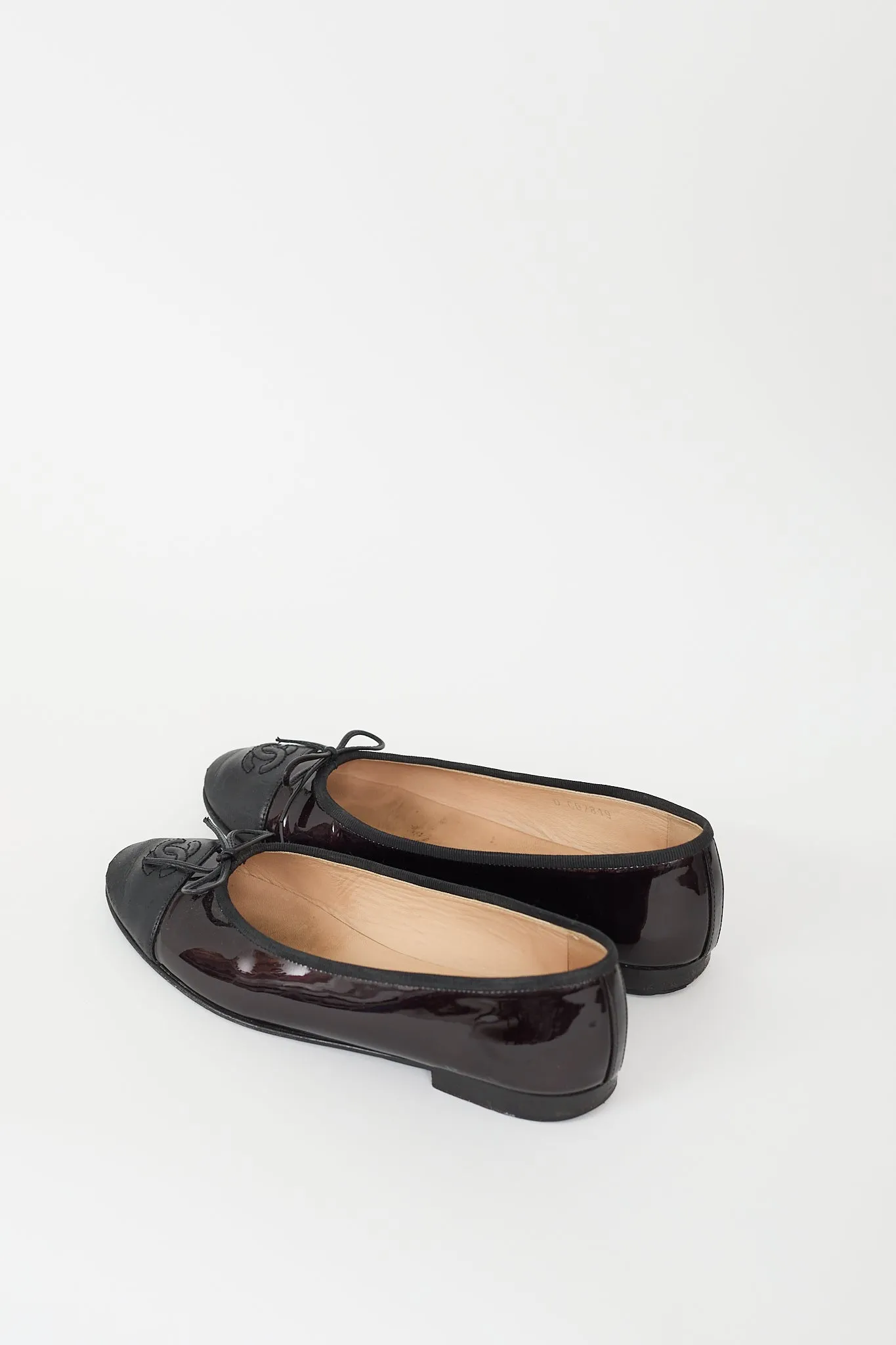 Deep Burgundy Patent CC Ballet Flat