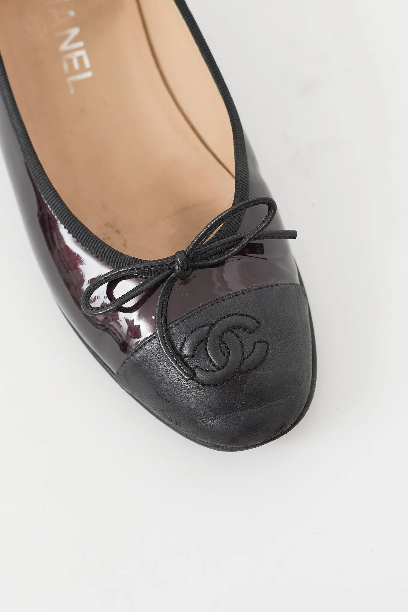 Deep Burgundy Patent CC Ballet Flat