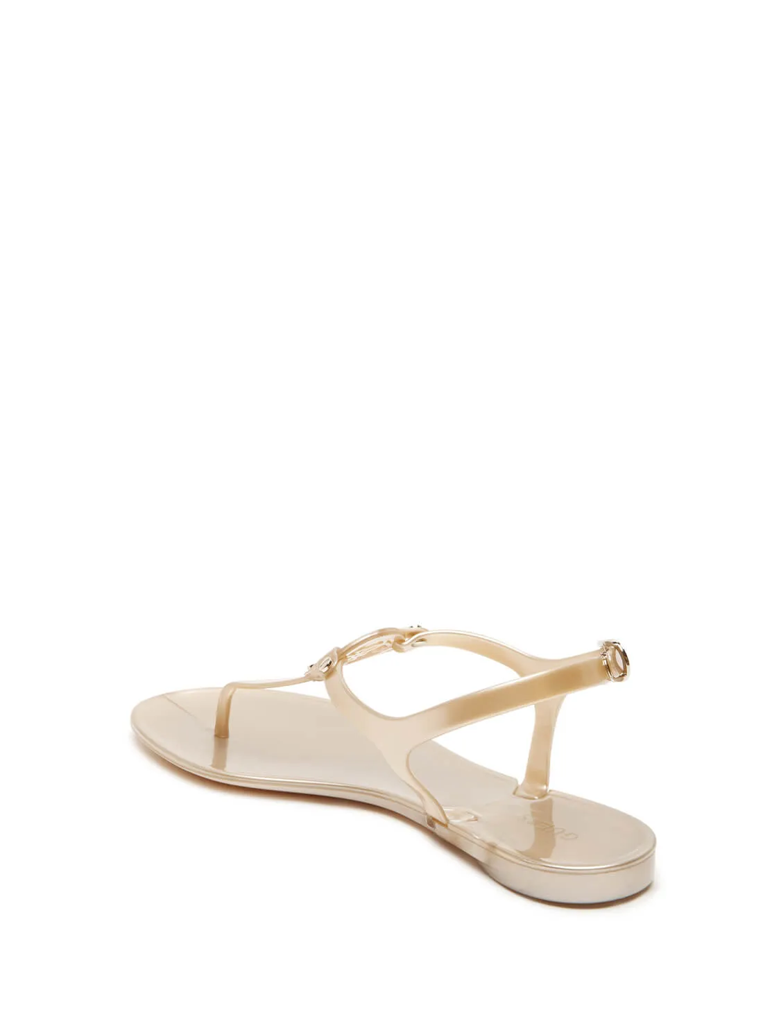 Gold Quattro G Logo Janica Sandals