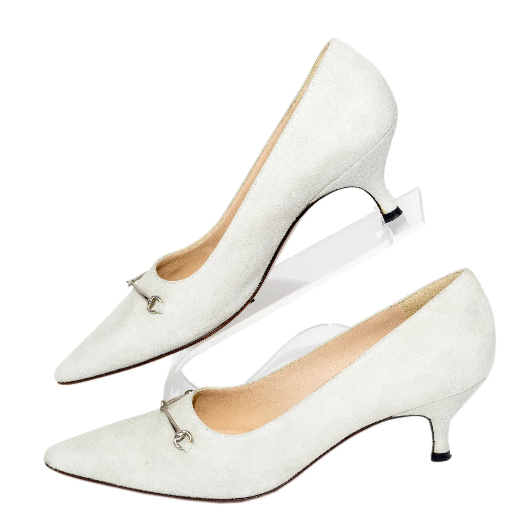 Gucci Ivory Kitten Heels