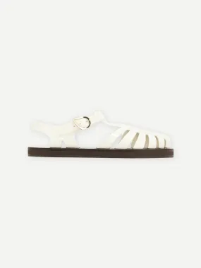 Homeria Jelly Sandal in White