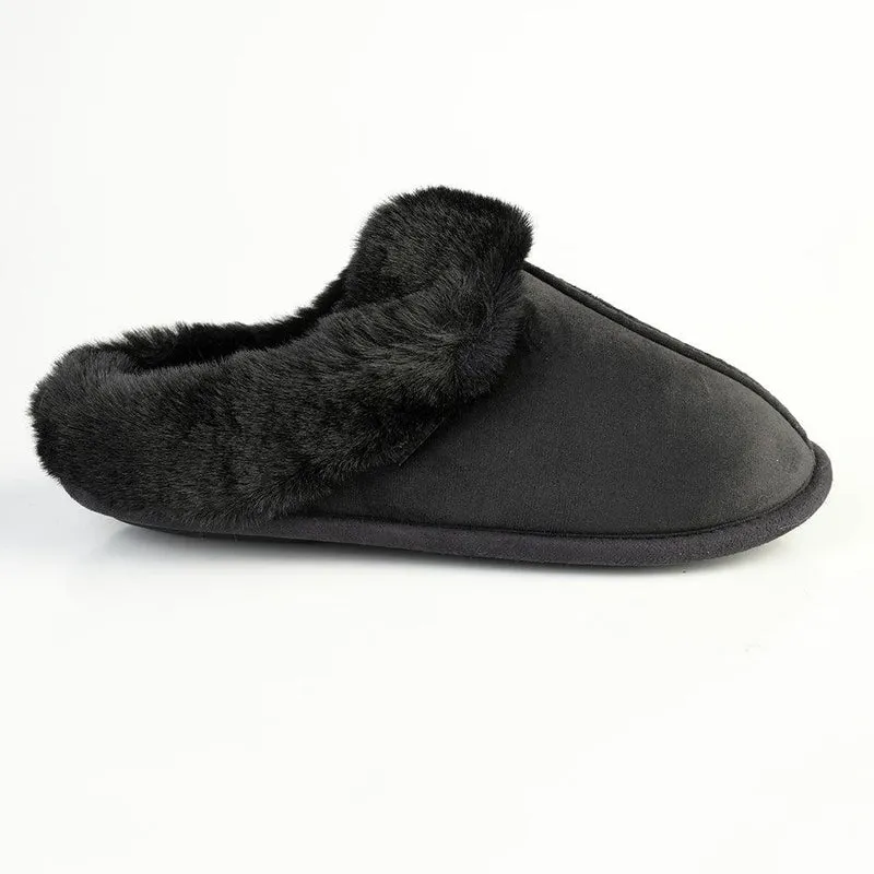 Hush Puppies  Virginia Open Back Slippers - Black