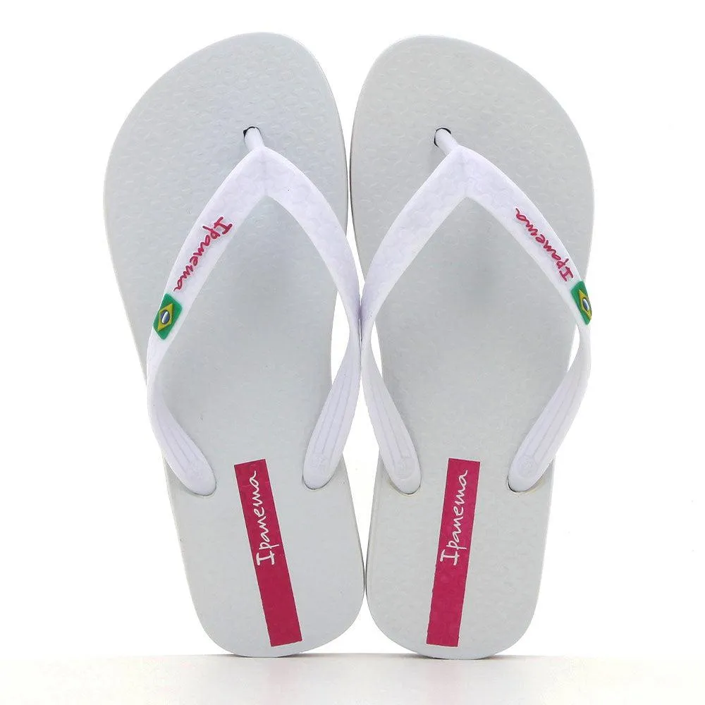 Ipanema Basic Thong Sandals - White/Pink