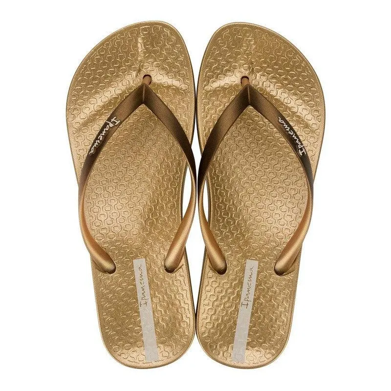 Ipanema Slip On Thong Sandal -Bronze