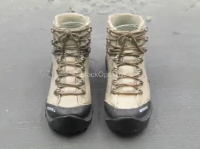 Marc A. Lee - Seal Team 3 - Tan Combat Boots (Peg Type)