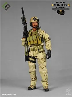 Marc A. Lee - Seal Team 3 - Tan Combat Boots (Peg Type)