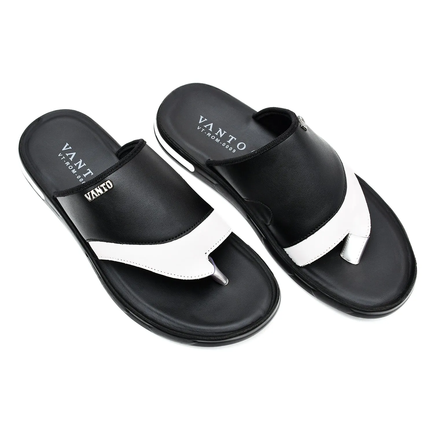 Men's Dual-Tone Thong Chappals