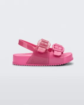 MIN Melissa Cozy Baby Sandal in Pink Glitter Baby & Toddler