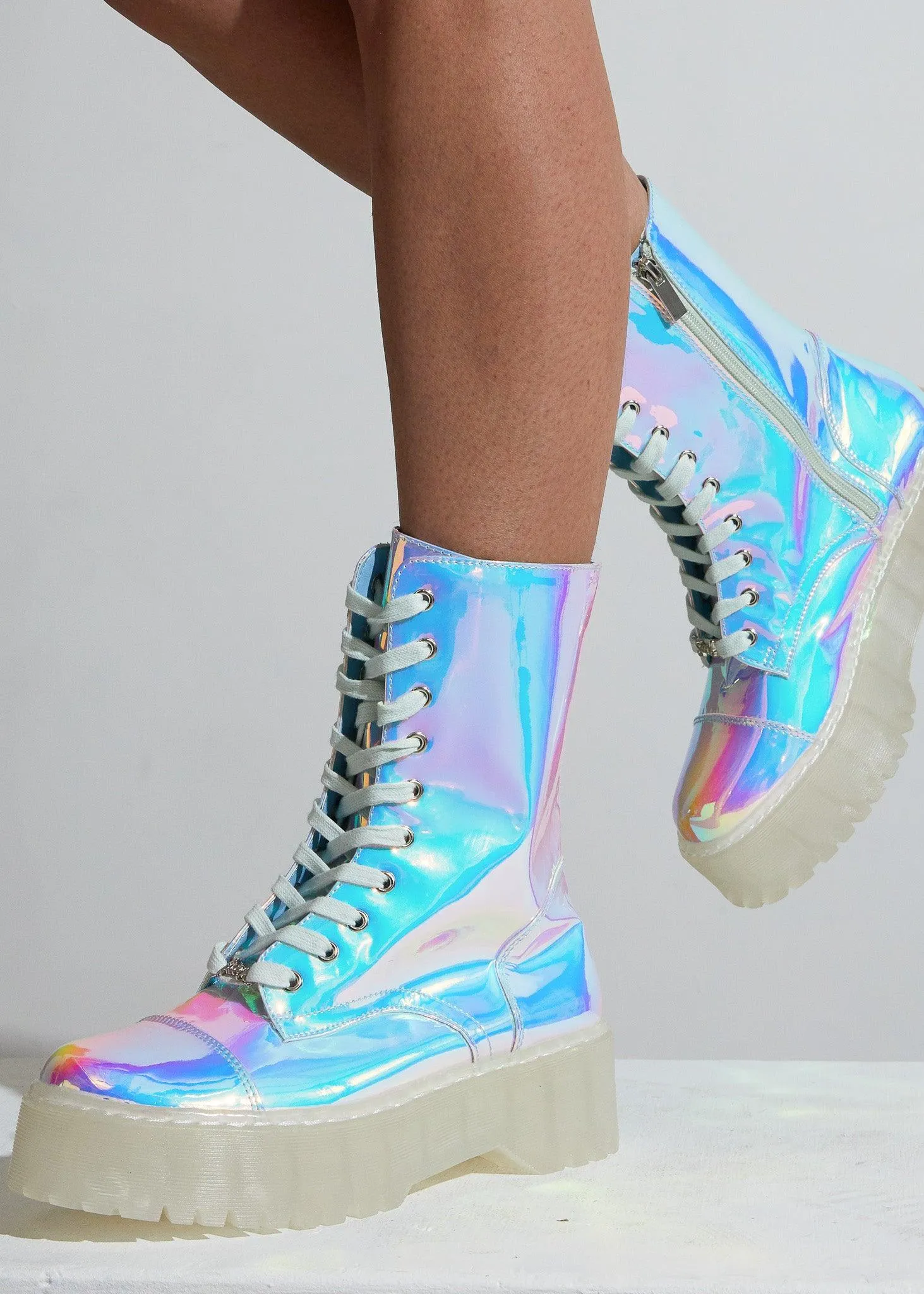 Opal Combat Boot