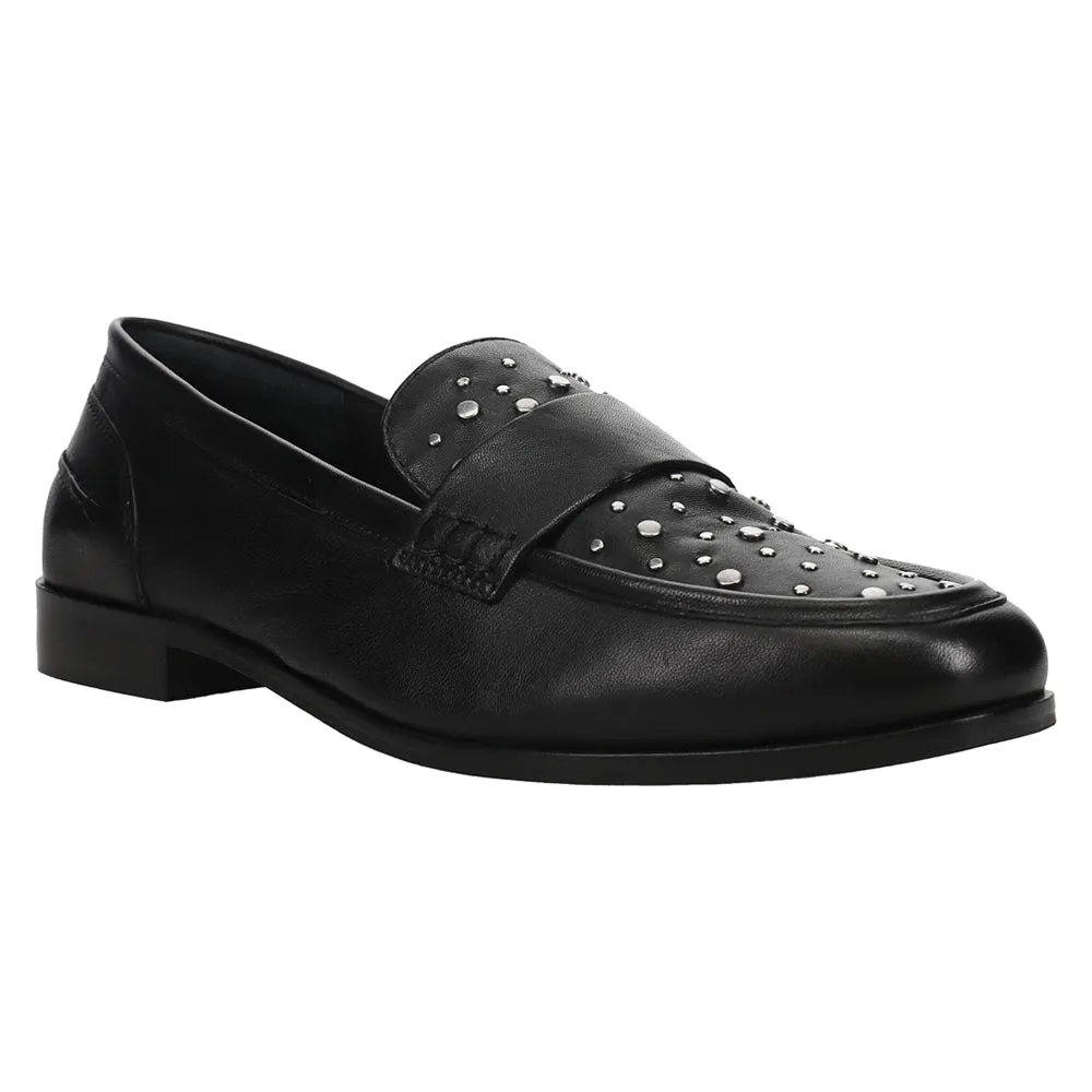 Sooner or Later Studded Loafers