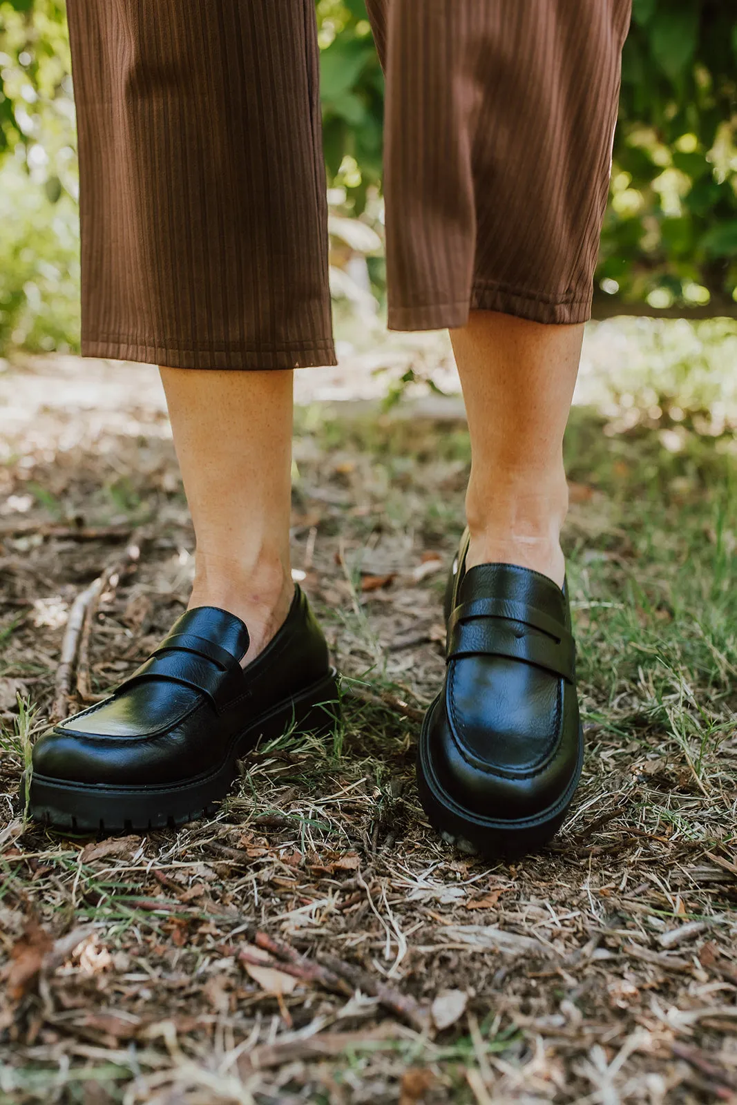 THE BLAIR PENNY LOAFER IN BLACK