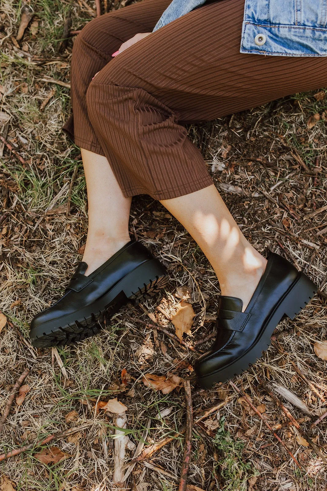 THE BLAIR PENNY LOAFER IN BLACK