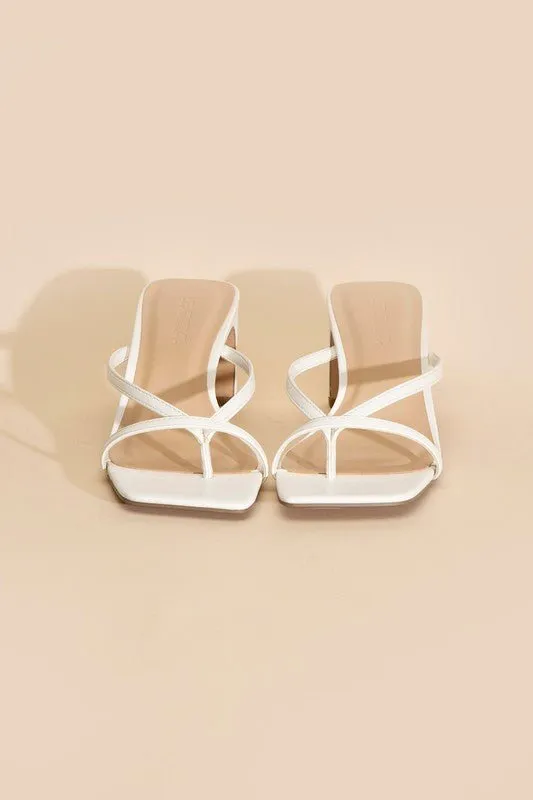 Thong Heeled Sandals