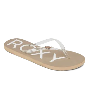 Viva Jelly Flip Flops in Champagne