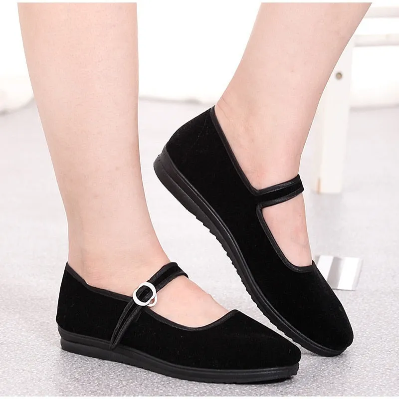 Women's Spring Casual Round Toe Flats